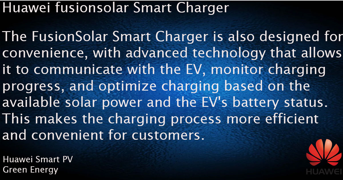 Chargeur Huawei EV / Chargeur Huawei Smart EV - Mini Power