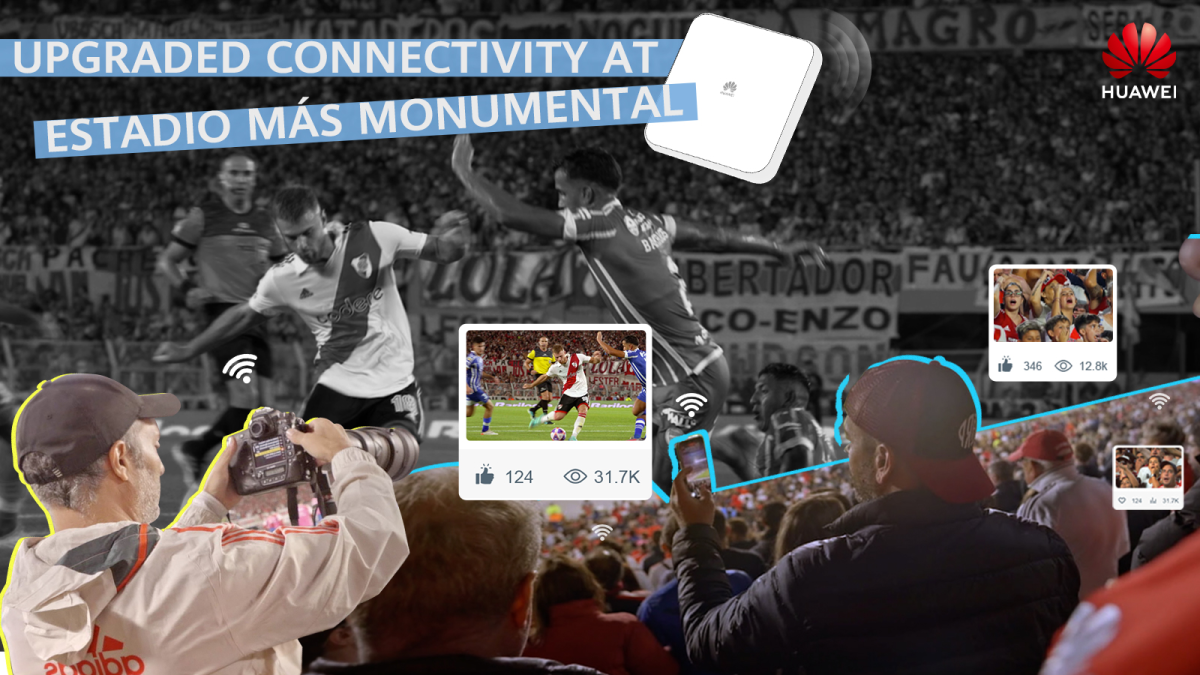 Argentina's River Plate stadium gets a major network upgrade - Huawei