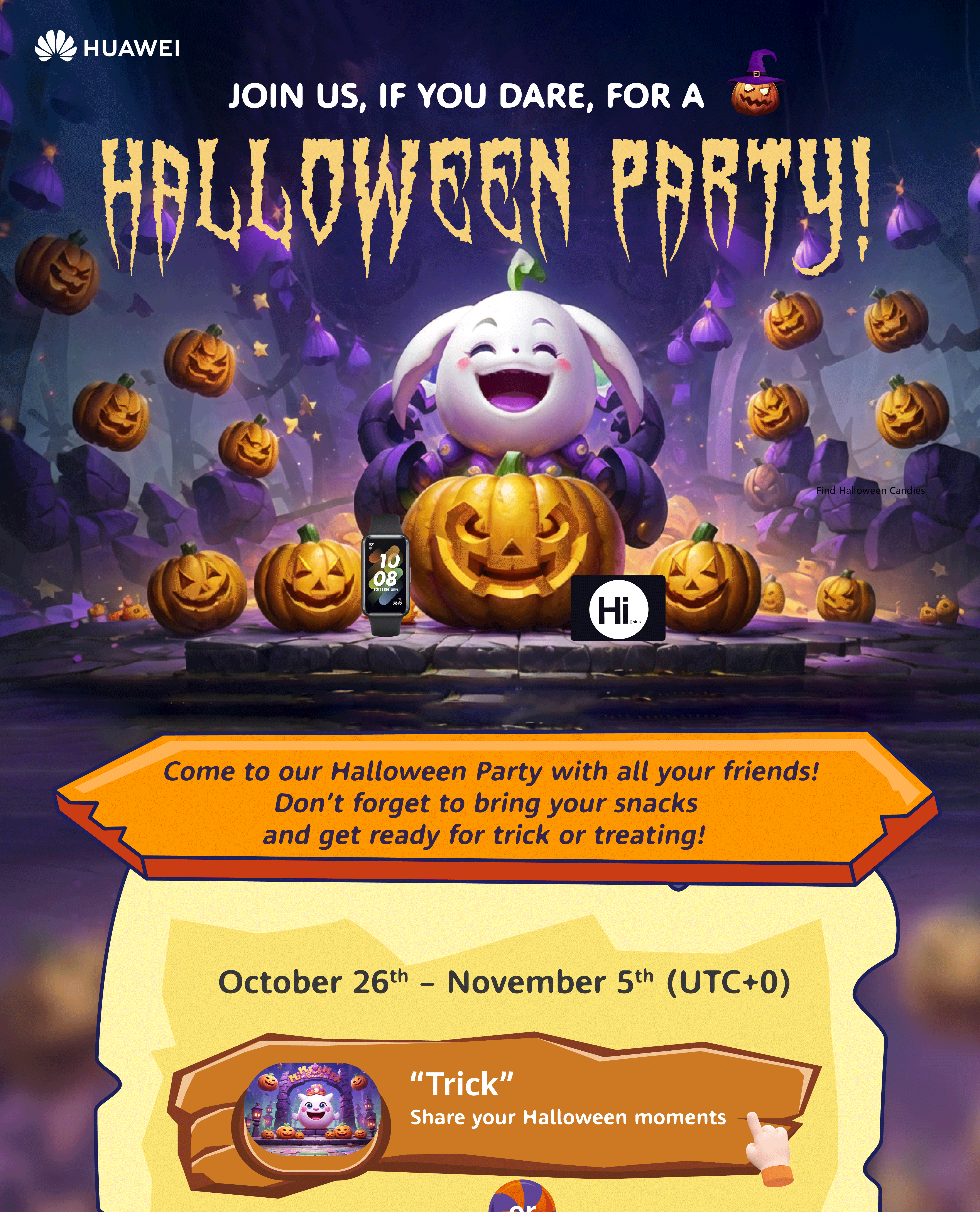 Halloween Party] Join us, if you dare, for a Halloween Party!