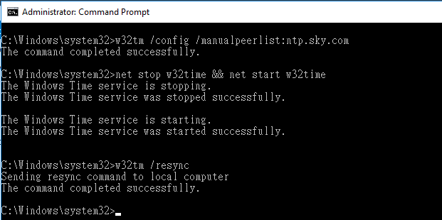 Windows Server Configuration Of The Ntp Time Source