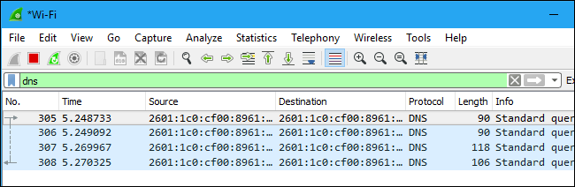 wireshark filters with interesting protocols