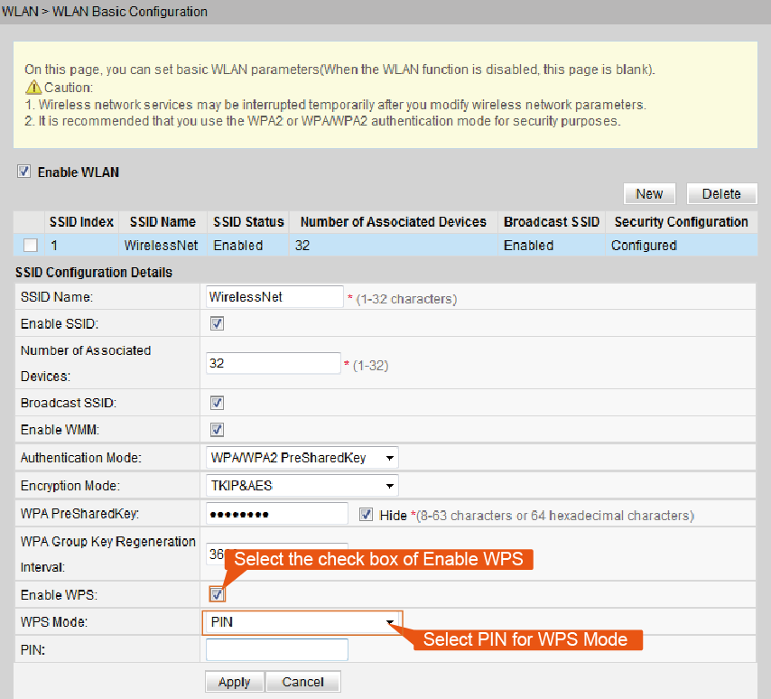 How To Use The Wps Function Of A Huawei Ont Huawei Enterprise Support