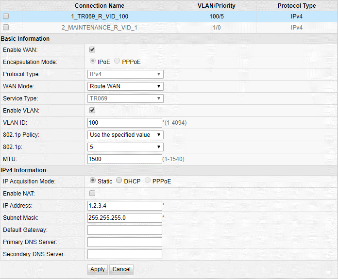 How to using OMCI configure ont wan interface from OLT - Huawei ...