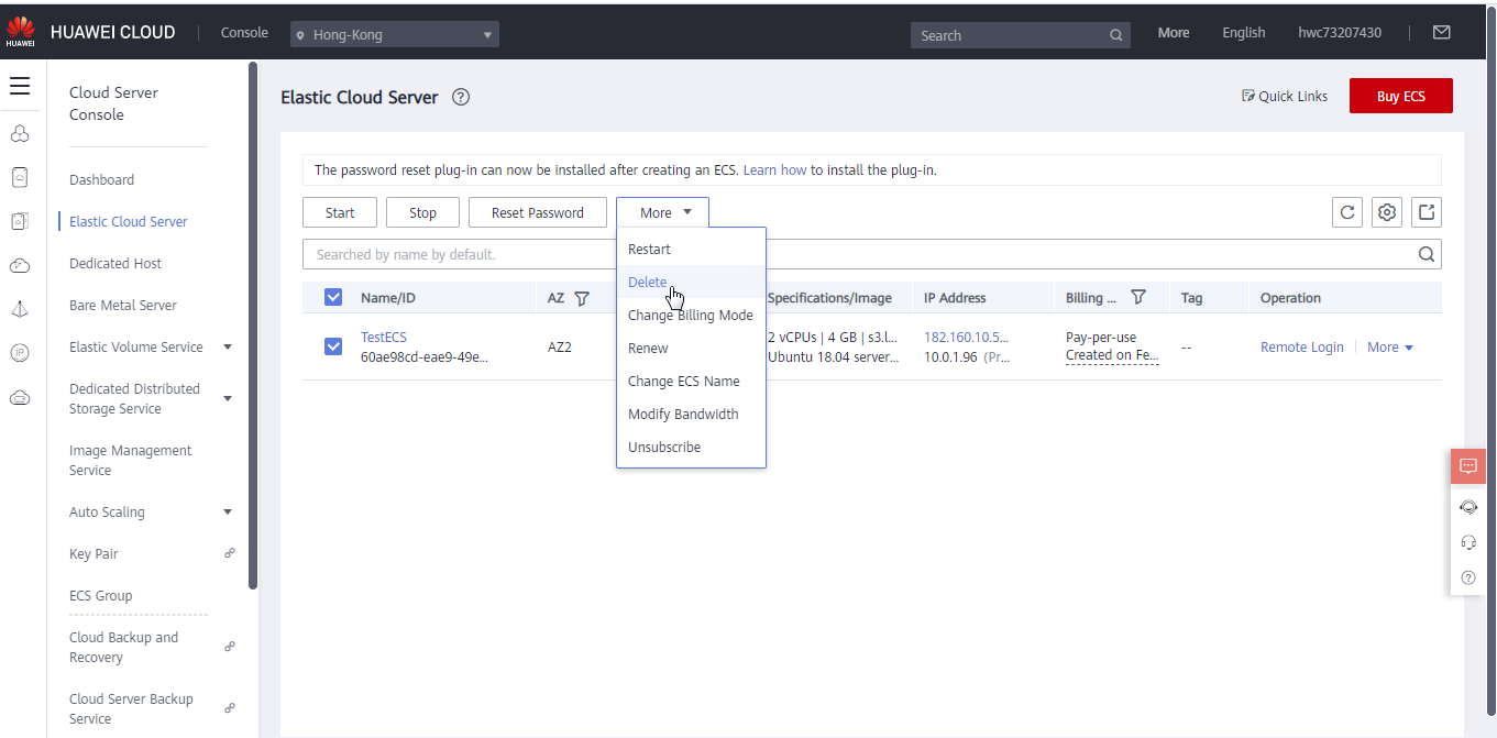 An in-depth guide to building Network & ECS on Huawei CLOUD - Huawei ...