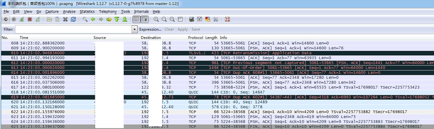 what ports does wireshark use
