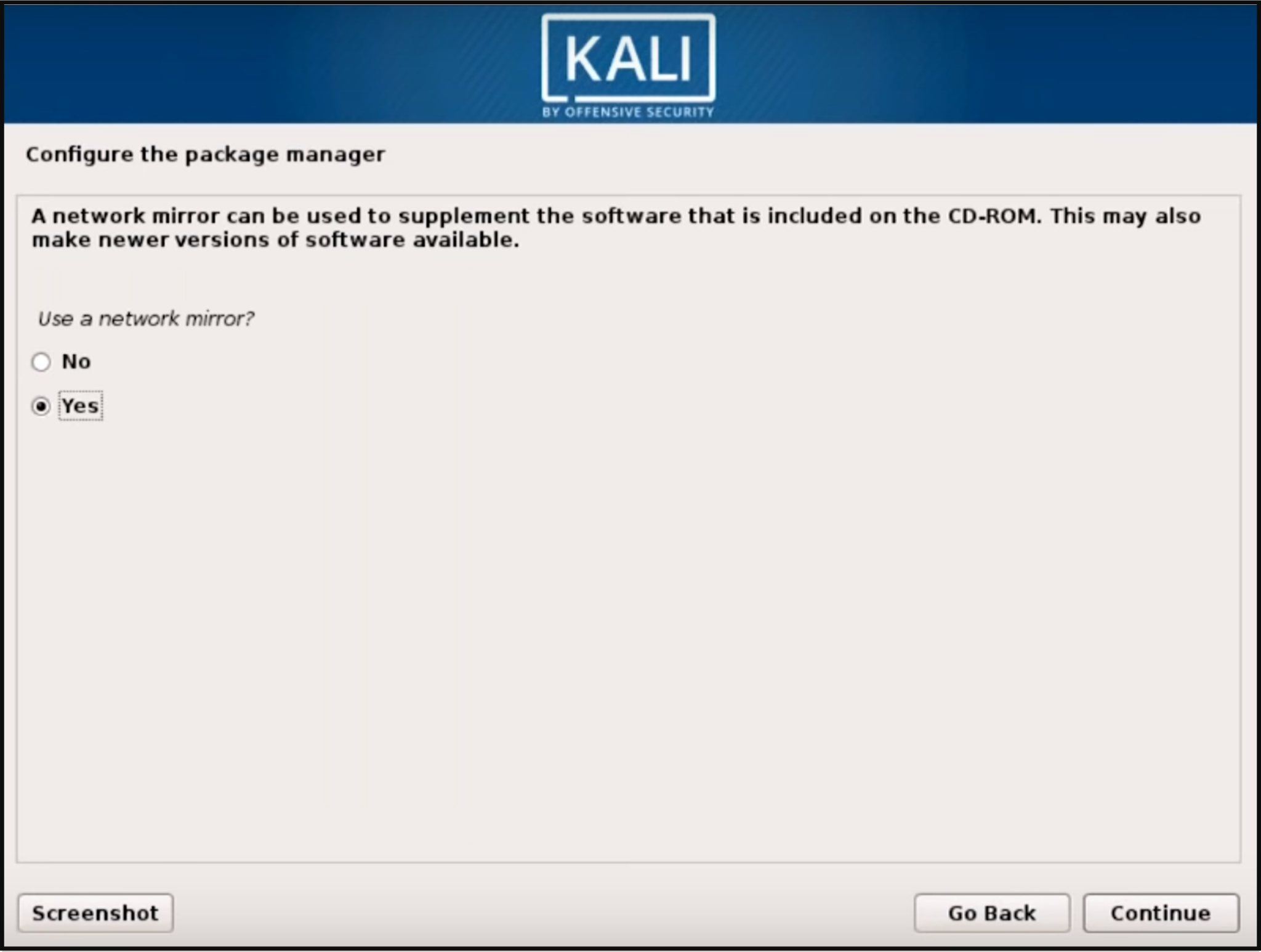 grub installation failed kali linux install