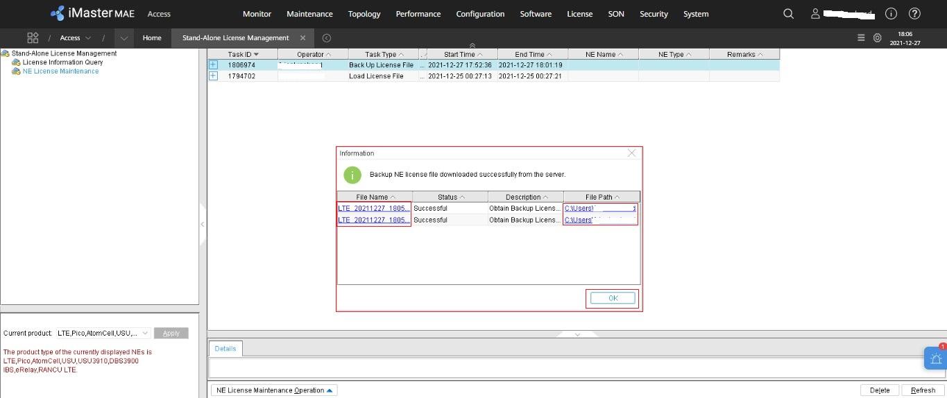 【How to Export】 eNodeB/LTE Sites LICENSES through U2020 - Huawei ...