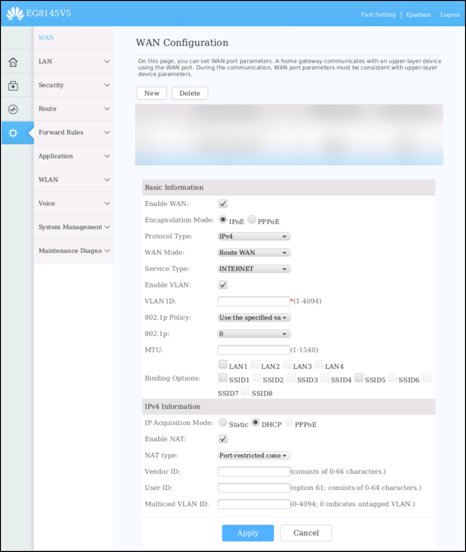 Guía De Configuración Wan Ont De Huawei Comunidad Huawei Enterprise 0790