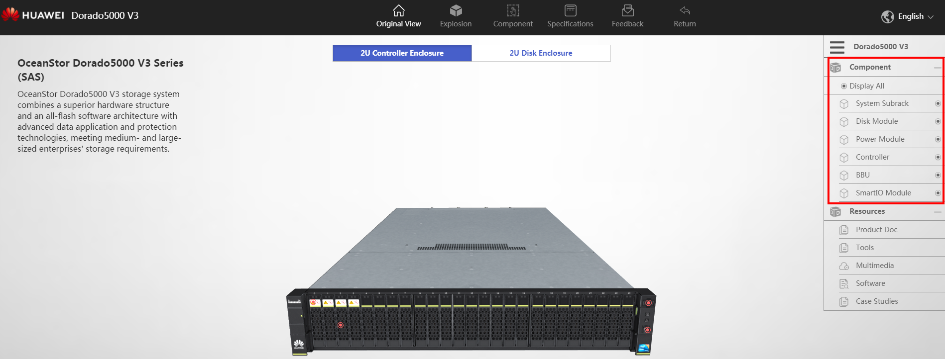 Visualización De Dispositivos De Almacenamiento Huawei Interactivos 3d Comunidad Huawei Enterprise 8285