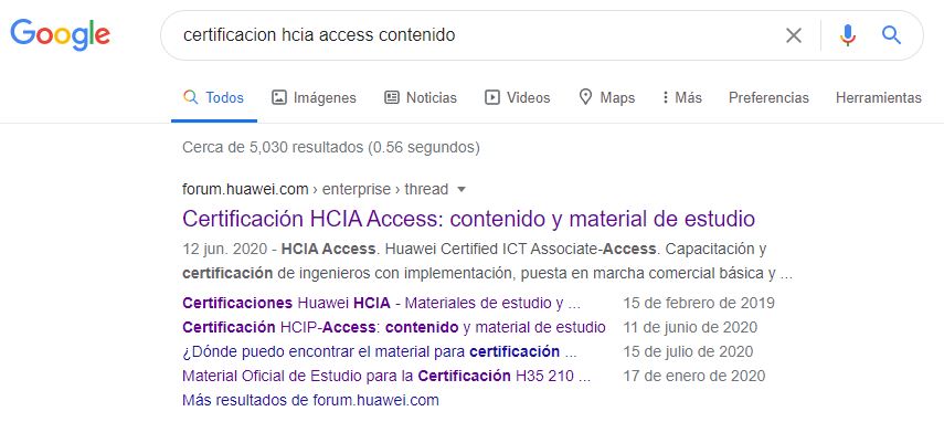 Certificación HCIA Access: contenido y material de estudio - Comunidad 