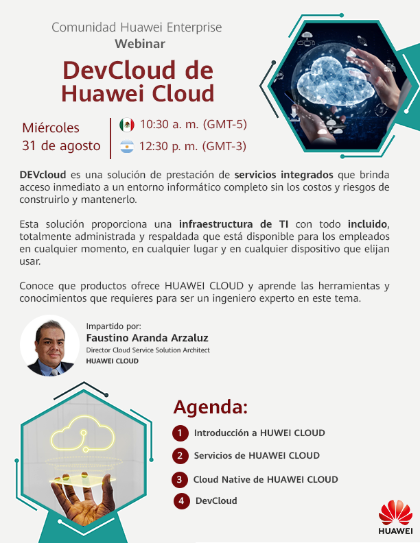 Webinardevcloud De Huawei Cloud Comunidad Huawei Enterprise 0434