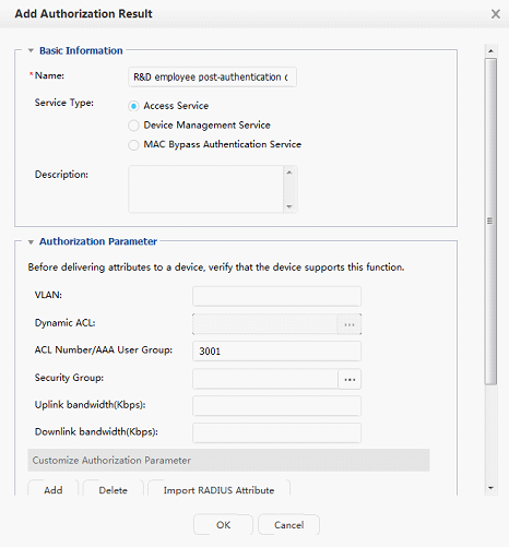 Example For Configuring Portal Authentication To Control Internal User 