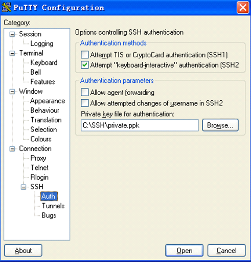 Generate auth secret key in terminal 2